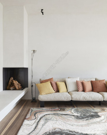 Ковер бельгийский 636187270 Argentum Platinum (PP Heatset Высокоплотный, серый)