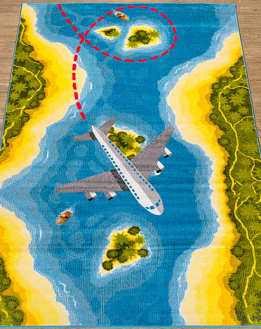 Ковер российский 20753-22018 Фэнси (Фризе, зеленый)