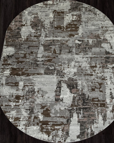 Ковер российский F238 GRAFF (Фризе, бежевый, серый)