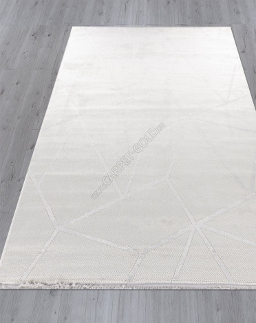 Ковер турецкий 28219A RUBI (Хит-сет, кремовый)