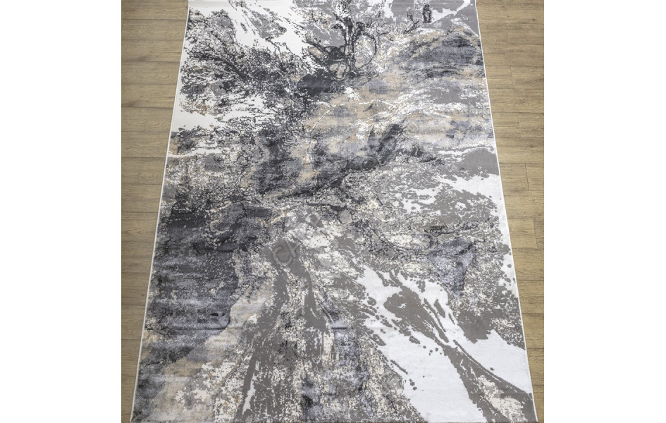 КОВРЫ ДИЗАЙН KN43A ЦВЕТ SHRNIK DARK GRAY Rich