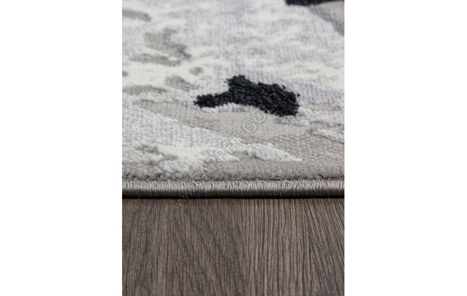 Ковер F289 - DARK GRAY - Прямоугольник - коллекция PALERMO