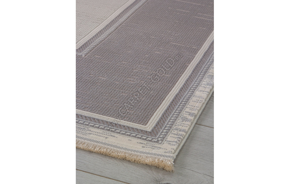 Ковер 00182 - GREY / CREAM - Прямоугольник - коллекция DUBAI